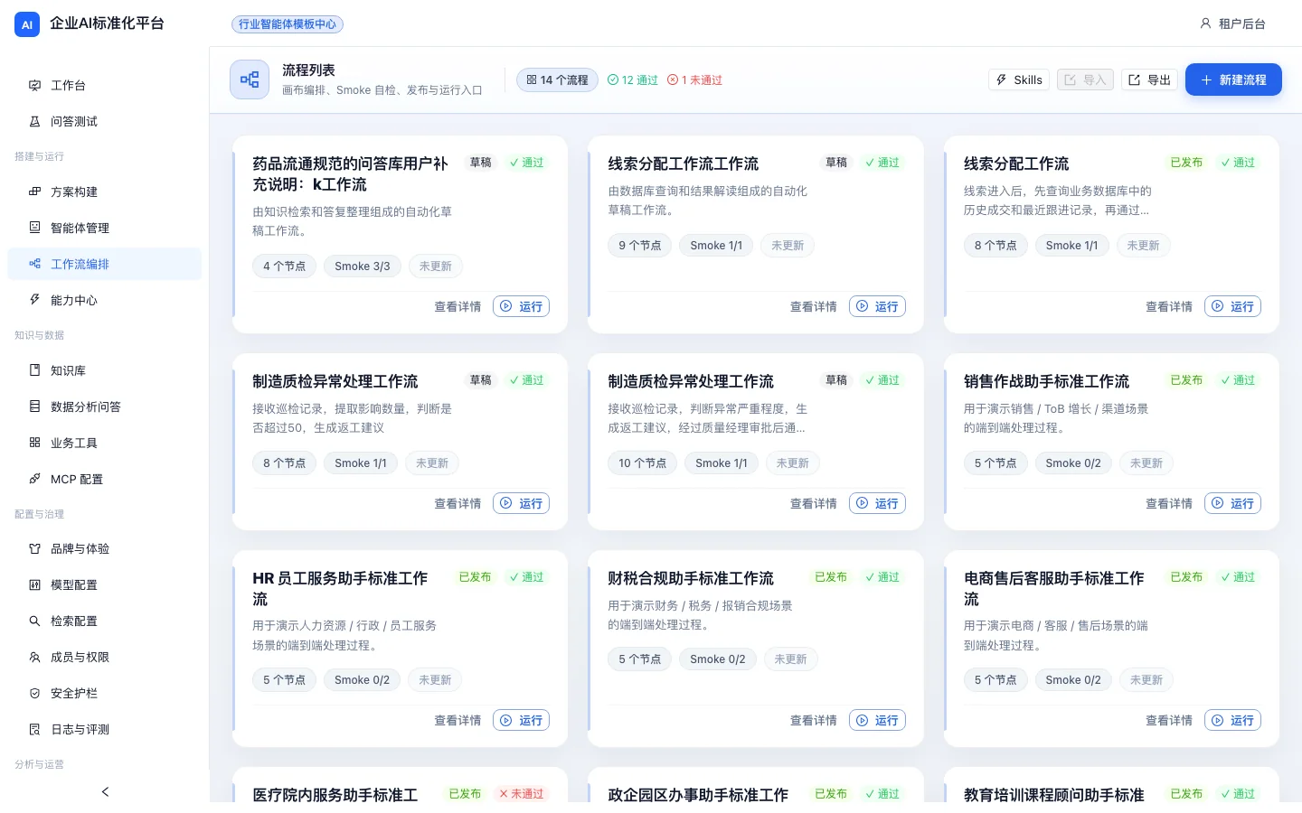 工作流编排截图